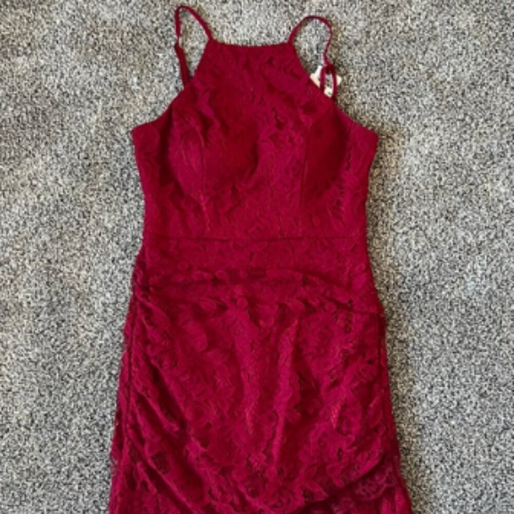 NWT Red Lace Dress